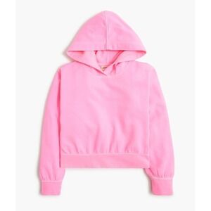 Crewcuts by J. Crew Kids Pink Velour Hoodie Sweatshirt Size Medium 8-9 Years